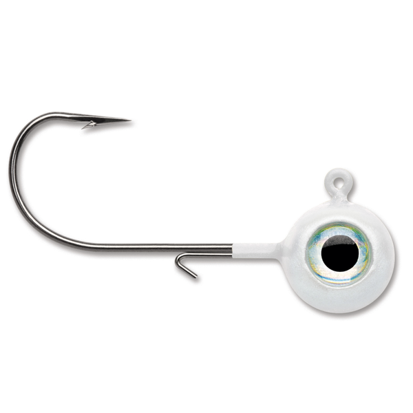 VMC Neon Moon Eye Jig. 1/16oz White 2-pk