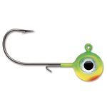VMC Neon Moon Eye Jig. 1/16oz Chart Lime Green 2-pk