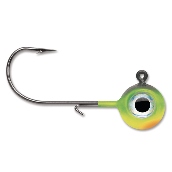VMC Neon Moon Eye Jig. 1oz FireTiger 4-pk
