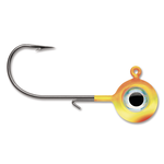 VMC Neon Moon Eye Jig. 3/4oz Chartreuse Orange UV 4-pk
