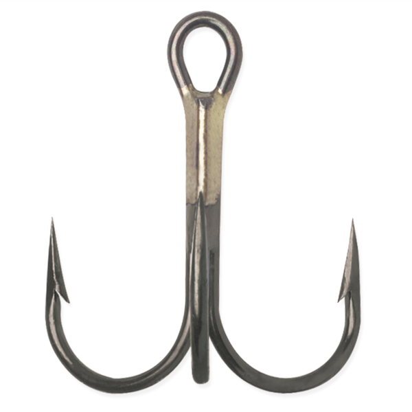 VMC Round Bend Treble Size #10 Bronze 9-pk