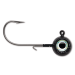 VMC Neon Moon Eye Jig. 1/4oz Black 4-pk