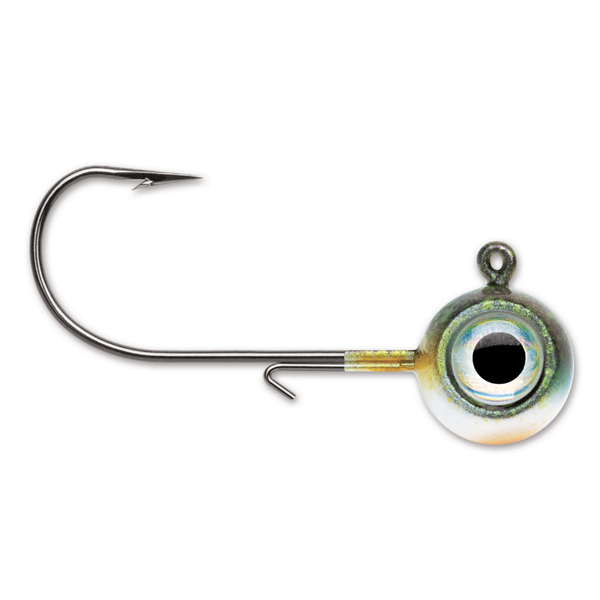 VMC Neon Moon Eye Jig. 1/4oz Blue Gill 4-pk