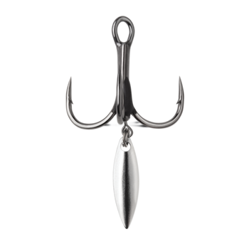 VMC Bladed Hybrid 1X Short Shank Treble #2 2-pk