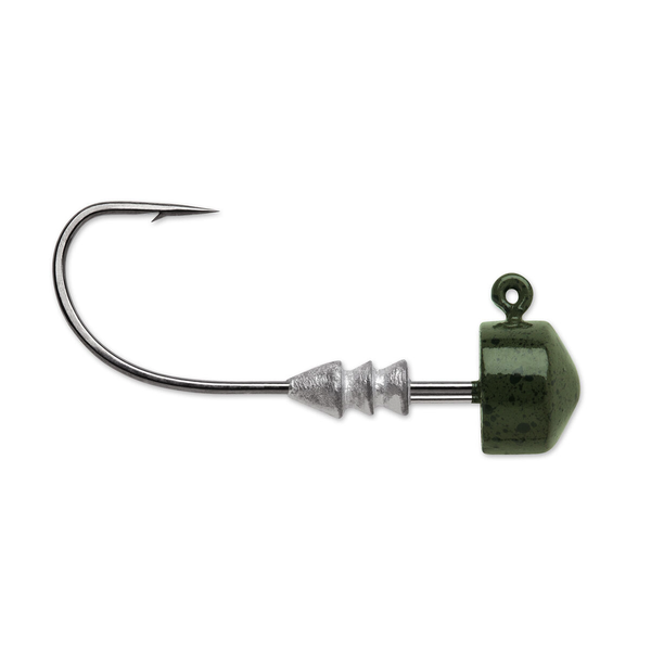 VMC Ned Rig Jig 3/16oz Green Pumpkin 4-pk