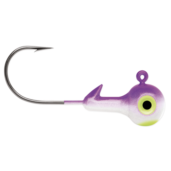VMC Hard Ball Jig's 1/8oz Purple Albino 4-pk
