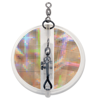 Luhr Jensen Dipsy Diver Size 1 Disco Tape Clear