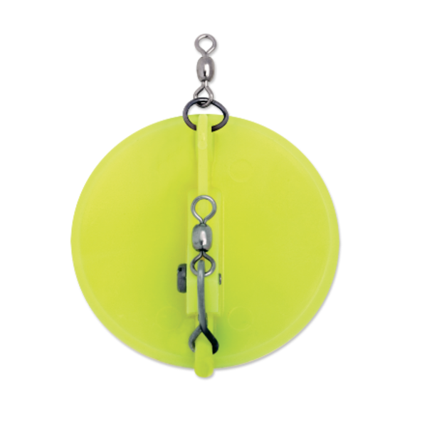 Luhr Jensen Magnum Dipsy Diver Size 3 Chartreuse/White Bottom