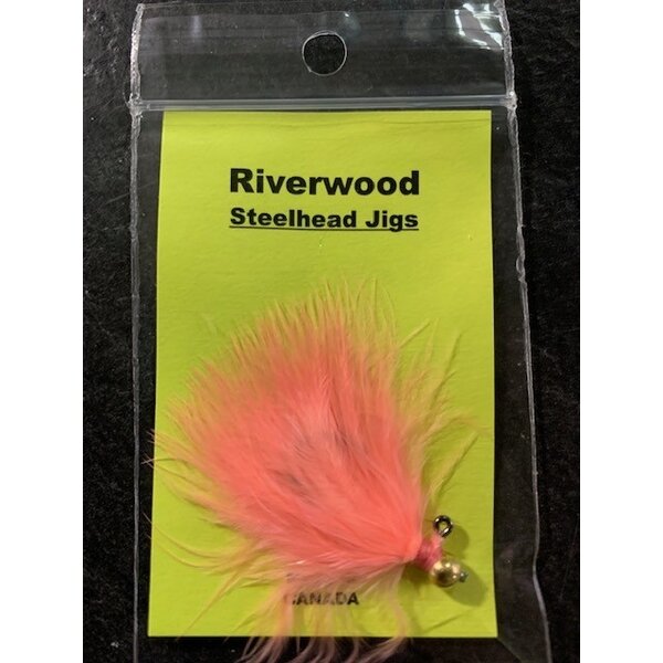 Riverwood Steelhead Jig Marabou Pink