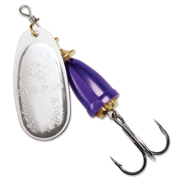 Blue Fox Blue Fox Classic Vibrax 5/8oz Spinner Silver Purple