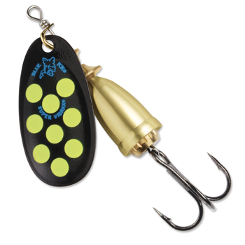 Blue Fox Classic Vibrax 5/8oz Spinner Hot Pepper Black Yellow