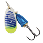 Blue Fox Vibrax 5/8oz Blue Scale Chartreuse Tip