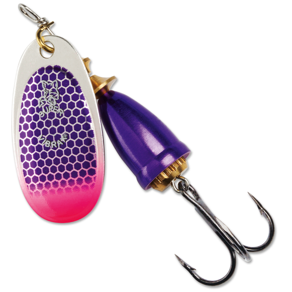 Blue Fox Classic Vibrax 5/8oz Spinner Purple Scale Pink