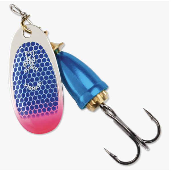 Blue Fox Classic Vibrax 5/8oz Spinner Blue Scale Pink Tip UV