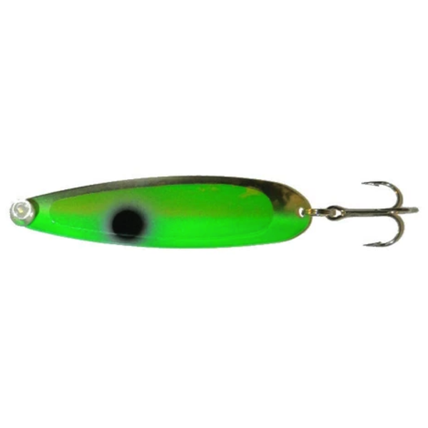 Michigan Stinger Stingray Spoon. UV Green Tuxedo Green