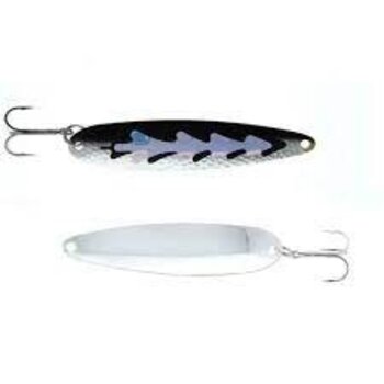 Michigan Stinger Stingray Spoon. UV Black Widow