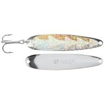 Michigan Stinger Stingray Spoon. Black Wiggle UV