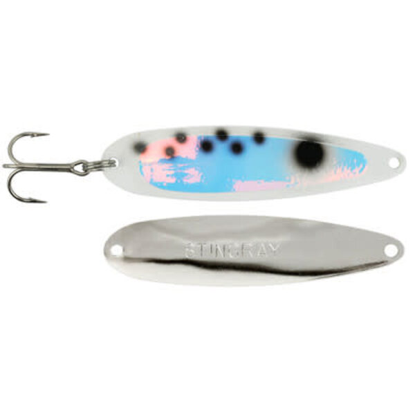 Michigan Stinger Stingray Spoon. Dirty Snowman UV