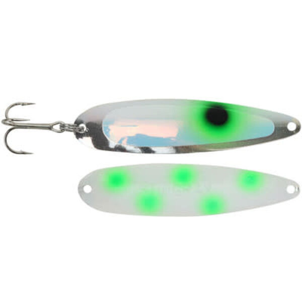 Michigan Stinger Stingray Spoon. UV Angry Bird Green Dot
