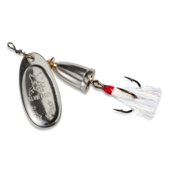 Blue Fox Vibrax Fox Tail 1/4oz Silver/White