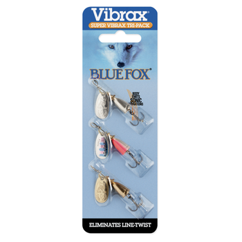 Blue Fox Classic Vibrax Tri-Pack Size 0