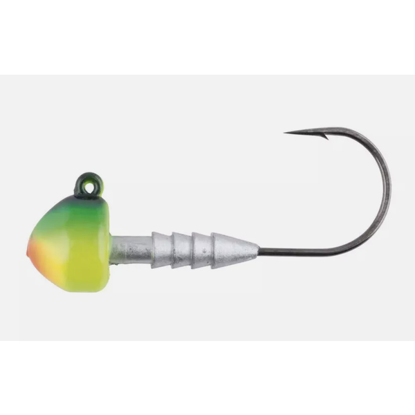 Berkley Half Head 1/16oz Jig Heads. Firetiger 8-pk