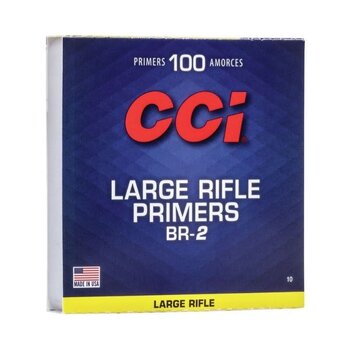 CCI Large Rifle Brench Rest Primers, BR2 100 Per Box