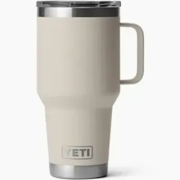 Yeti Rambler 887mL Travel Mug w/Stronghold Lid. Cape Taupe