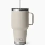 Yeti Rambler 1L Straw Mug w/Straw Lid. Cape Taupe