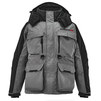 Striker Hardwater Jacket. Gray/Black