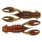 Z-Man TRD CrawZ Green Pumpkin Orange 6-pk