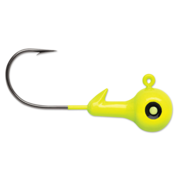 VMC Hard Ball Jig's 1/4oz Chartreuse 4-pk