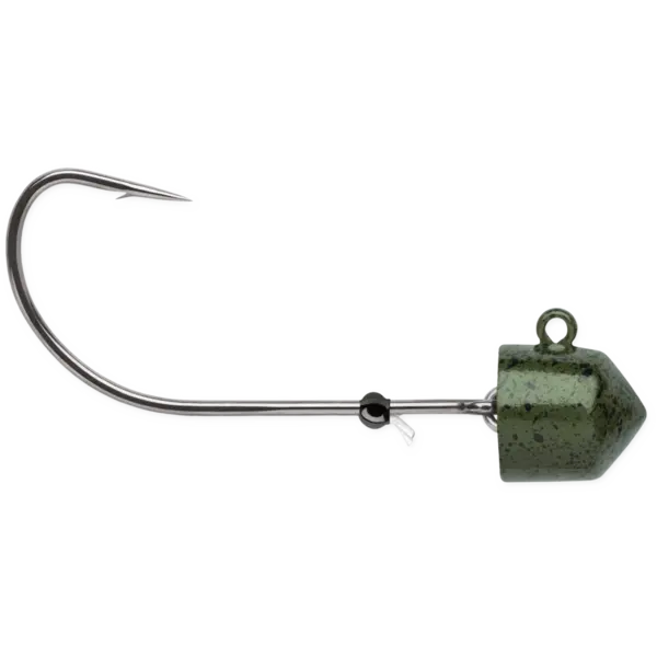 VMC Swingin' Ned Rig Jig 1/4oz Green Pumpkin 3-pk