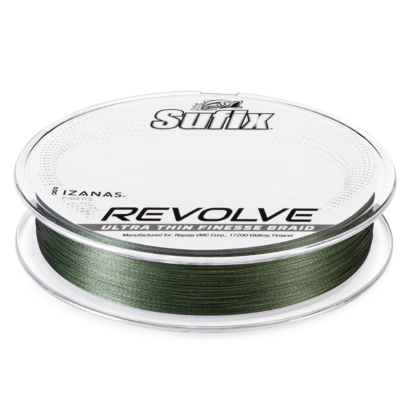 Sufix Revolve Finesse Braid. Low-Vis Green