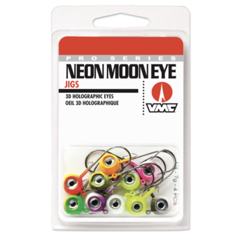 VMC Neon Moon Eye Jig Assortment 1/4oz 10-pk