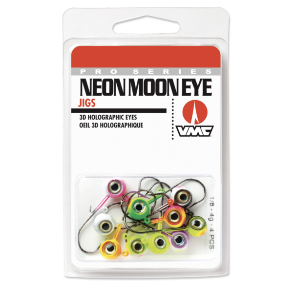 VMC Neon Moon Eye Jig Assortment. 1/8oz 10-pk