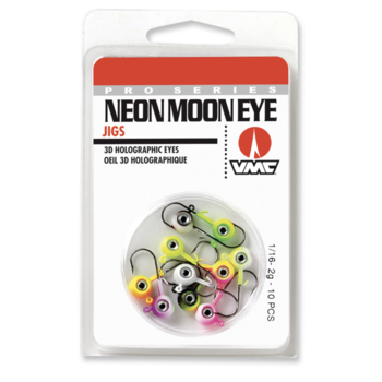 VMC Neon Moon Eye Jig Kit 1/32oz Assorted 10-pk