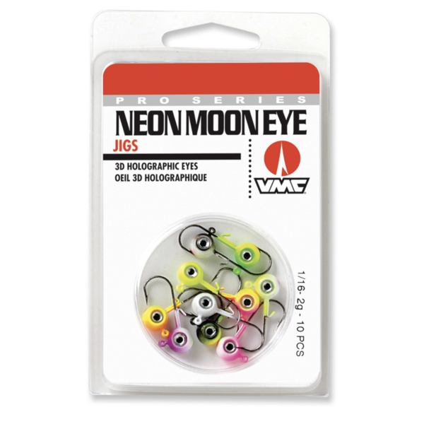 VMC Neon Moon Eye Jig Kit 1/32oz Assorted 10-pk