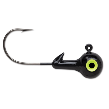 VMC Hard Ball Jig's 1/8oz Black 4-pk