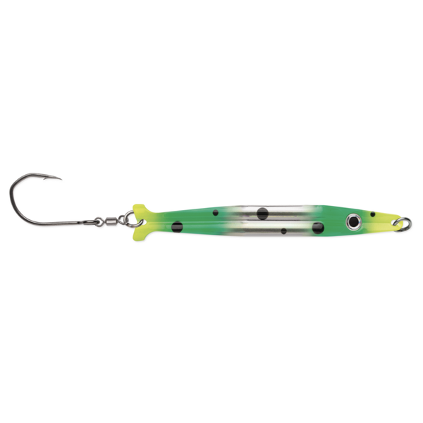 Luhr Jensen Koho King 4" Glow Nickel Frog Spoon