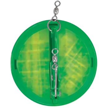 Luhr Jensen Magnum Dipsy Diver Size 3 Kelly Green/Silver Bottom Moonjelly