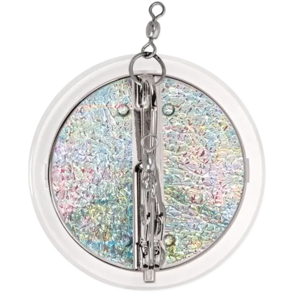 Luhr Jensen Magnum Dipsy Diver Size 3 Silver/Silver Bottom Crush