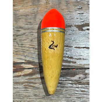 Coolwaters Balsa Wood 20g Slim Slip Float "The Original" Hot Orange