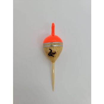 Coolwaters Balsa Wood 7g Fixed Acorn Float Hot Orange