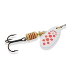 Mepps Comet Size 3 1/4oz White Red Dot