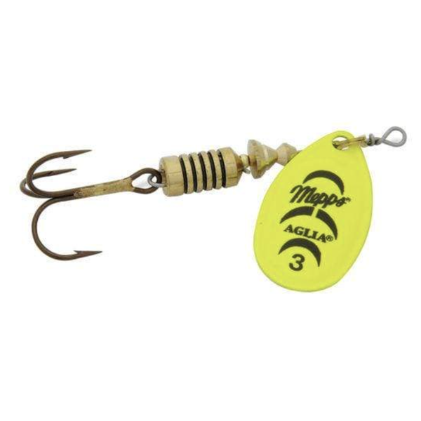 Mepps Aglia Size 1 1/8oz Chartreuse