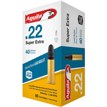 Aguila 22LR SE Standard Velocity Target 40gr Lead Bullet Point Case of 2000 1130fps