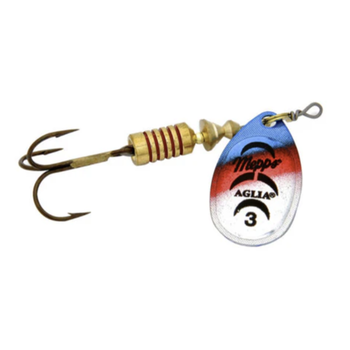Mepps Aglia Size 2 1/6oz Silver Rainbow