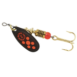 Mepps Black Fury Size 2 1/6oz Black Fluorescent Red Dot