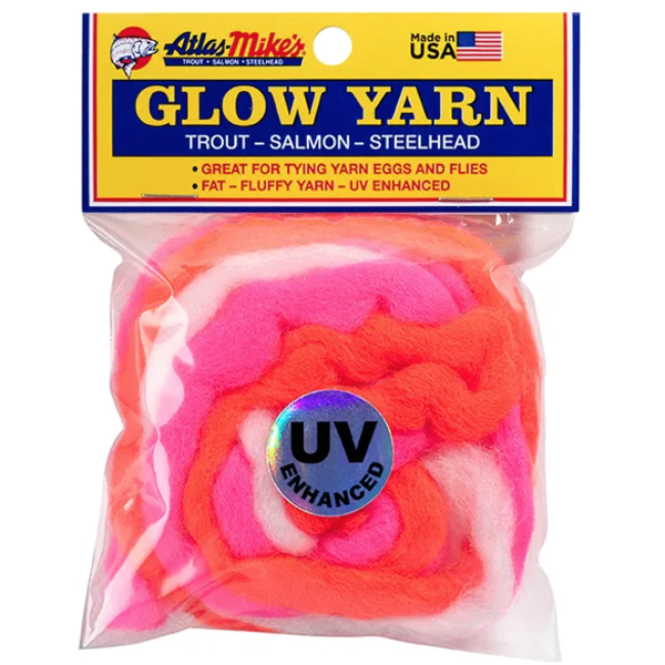 Atlas-Mike's Glow Yarn. Rainbow UV Glow